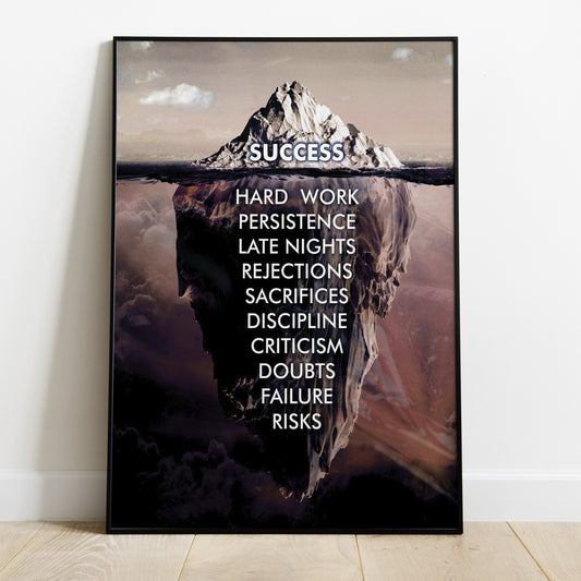 "SUCCESS" Ice-Berg Motivational Poster