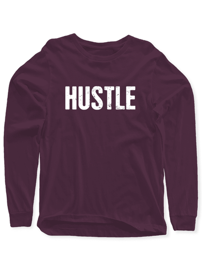 Drive & Ambition 'Hustle' Men's Full Sleeve Tee - Multi-Color Options