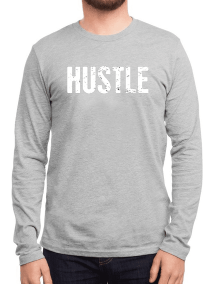 Drive & Ambition 'Hustle' Men's Full Sleeve Tee - Multi-Color Options