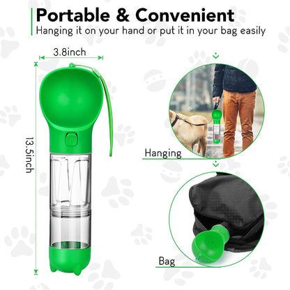 TravelPaws Pink: Leak-Proof Water Dispenser & Feeder | Lightweight & Stylish | Perfect for Dogs, Cats, and More! 🐾💧