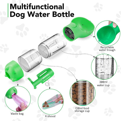 TravelPaws Pink: Leak-Proof Water Dispenser & Feeder | Lightweight & Stylish | Perfect for Dogs, Cats, and More! 🐾💧
