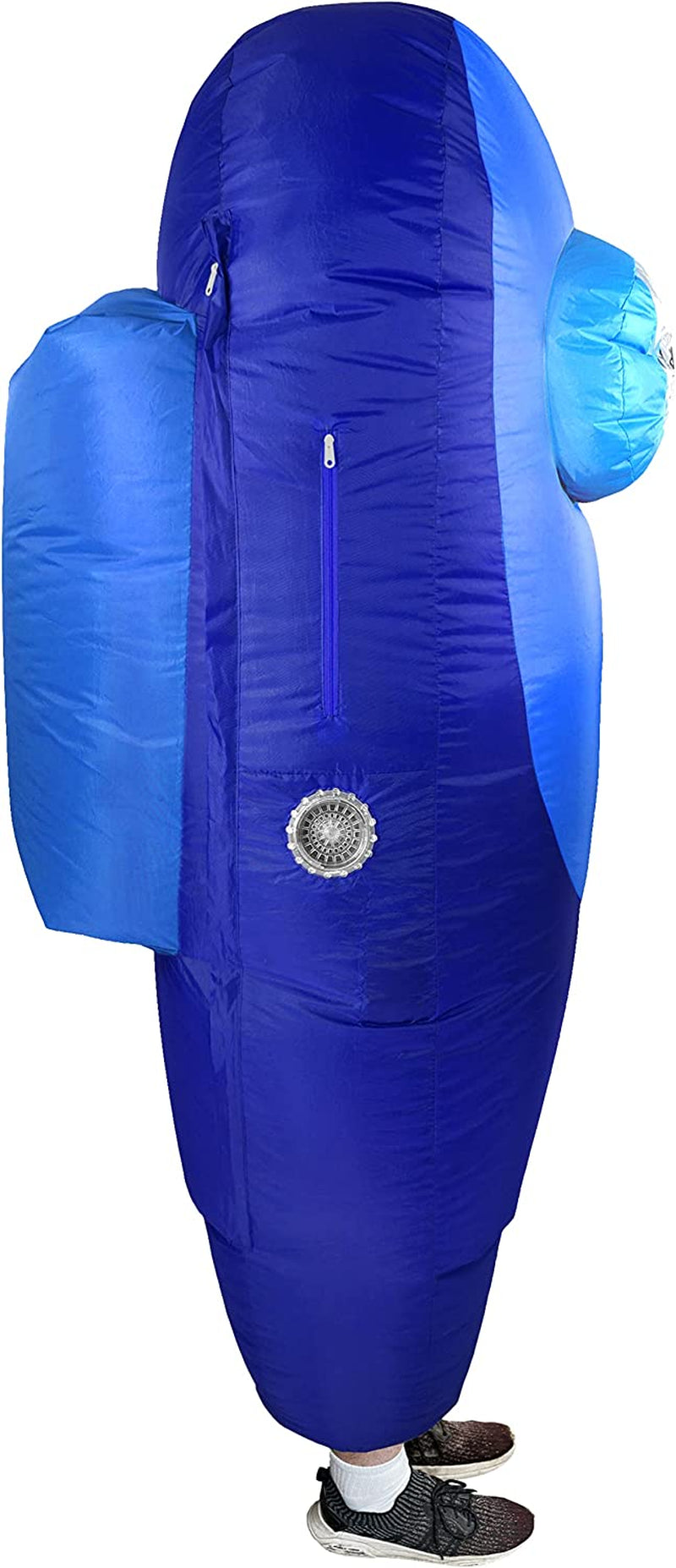 Kids Blue Amongst Us Imposter Crewmate Killer Inflatable Costume